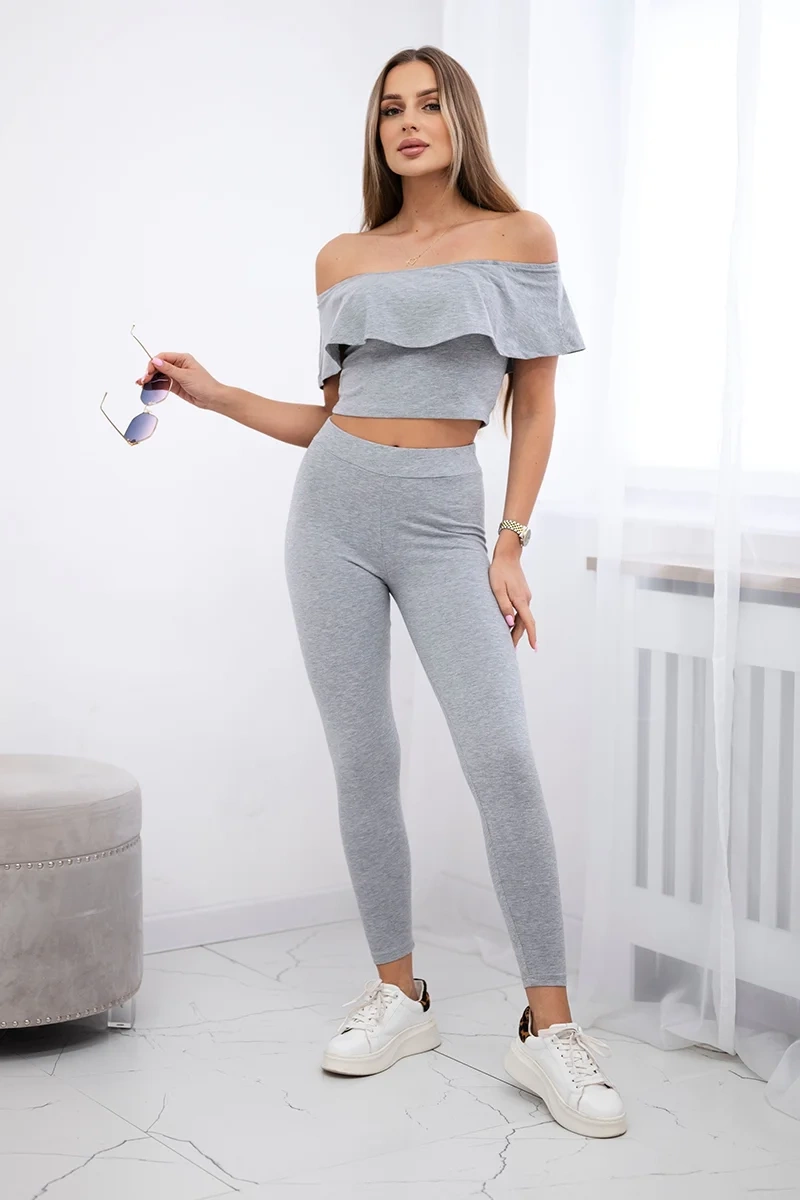 Rinkinys su apvadais pilkos spalvos - Image 2