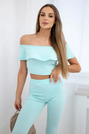 Rinkinys su apvadais mėtų