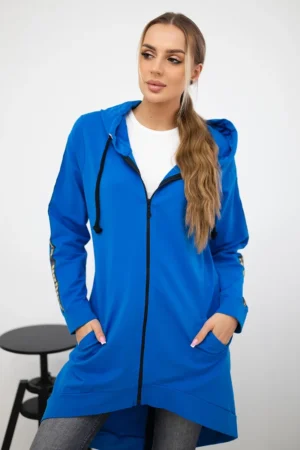 Džemperis su užtrauktuku nugaroje