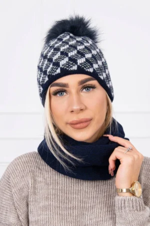 Moteriškas rinkinys K155 tamsiai mėlyna