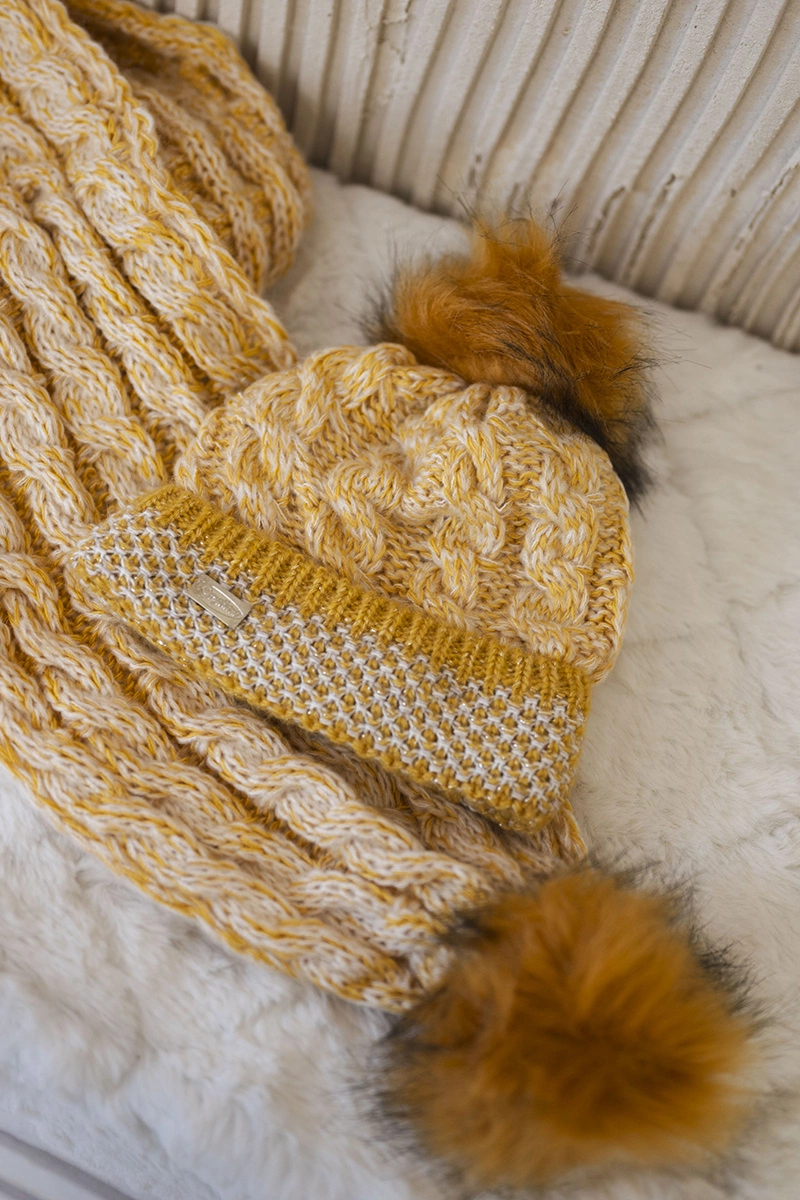 Moteriškas rinkinys K122 garstyčių spalvos - Image 3