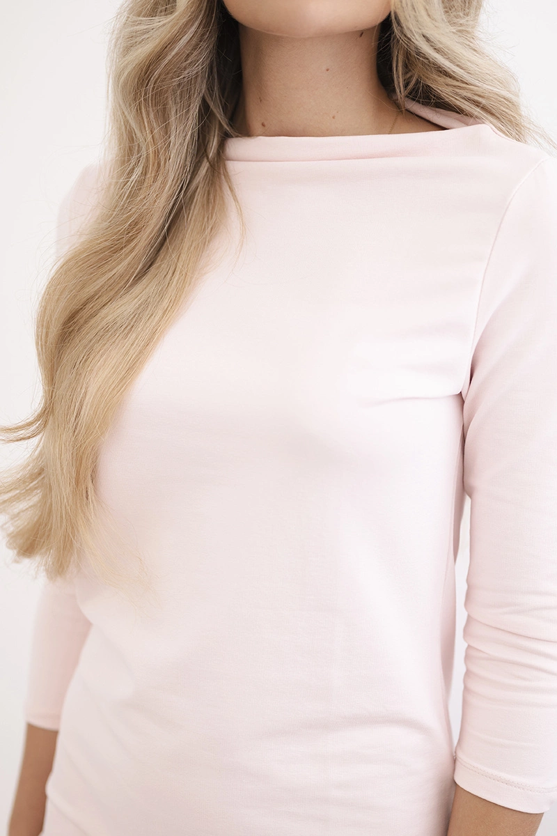 Klasikinė suknelė powder pink - Image 4