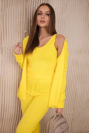 Džemperių rinkinys, 3 dalių, geltonas