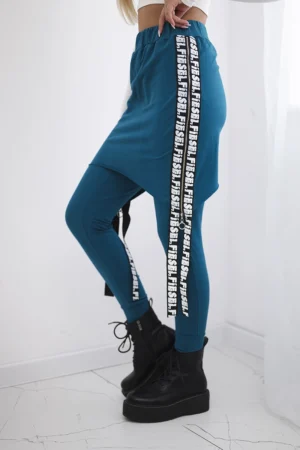 Kelnės / kostiumas su užrašu "selfie marine