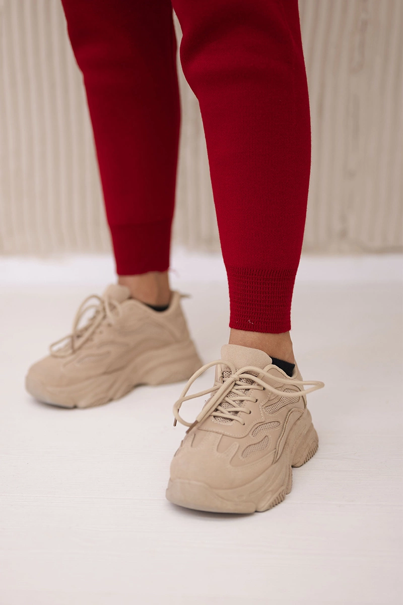 Dviejų dalių megztinių rinkinys raudonas - Image 6