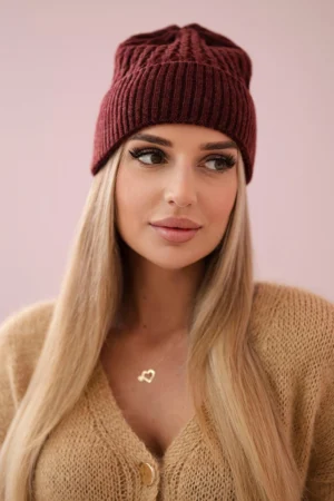 Plonas dangtelis Grace K211 bordo spalvos