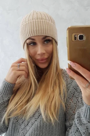 Plona kepurė Veronica K249 beige