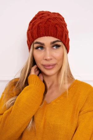 Agnes vilnonė kepurė K239 red