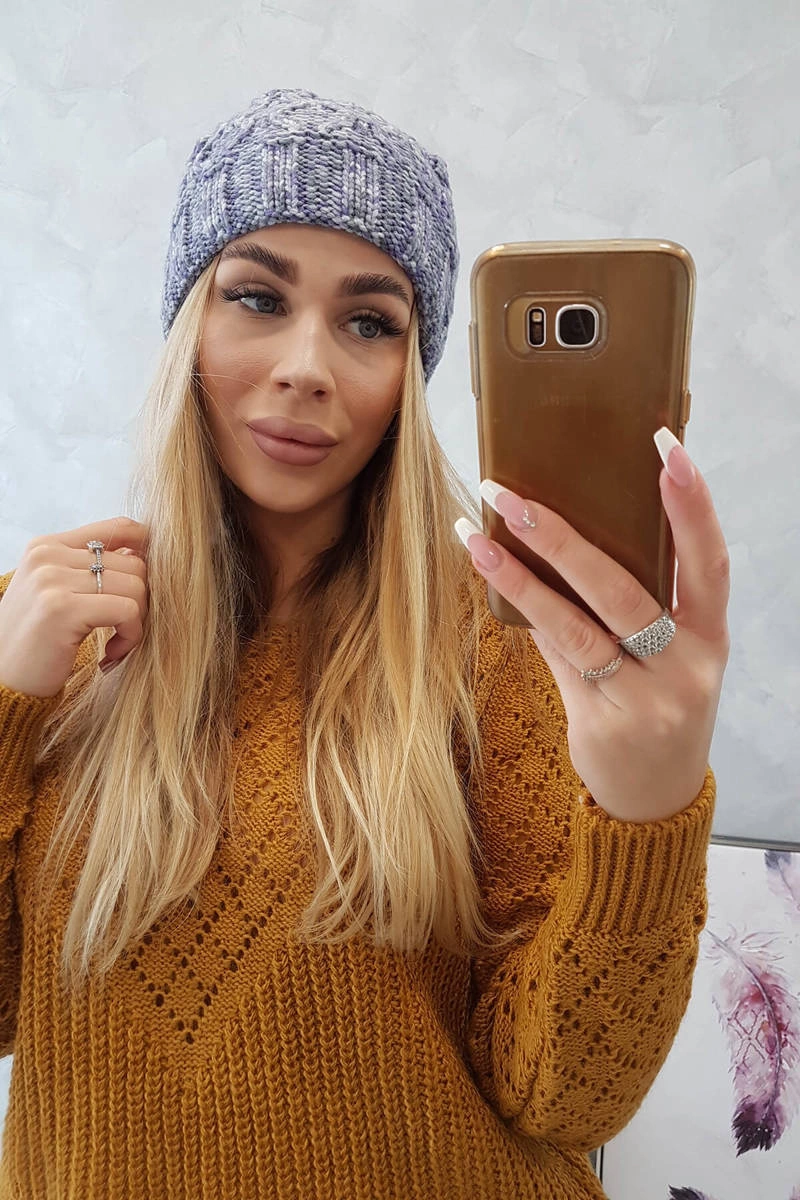 Moteriška kepurė Eliza K205 violetinė - Image 3