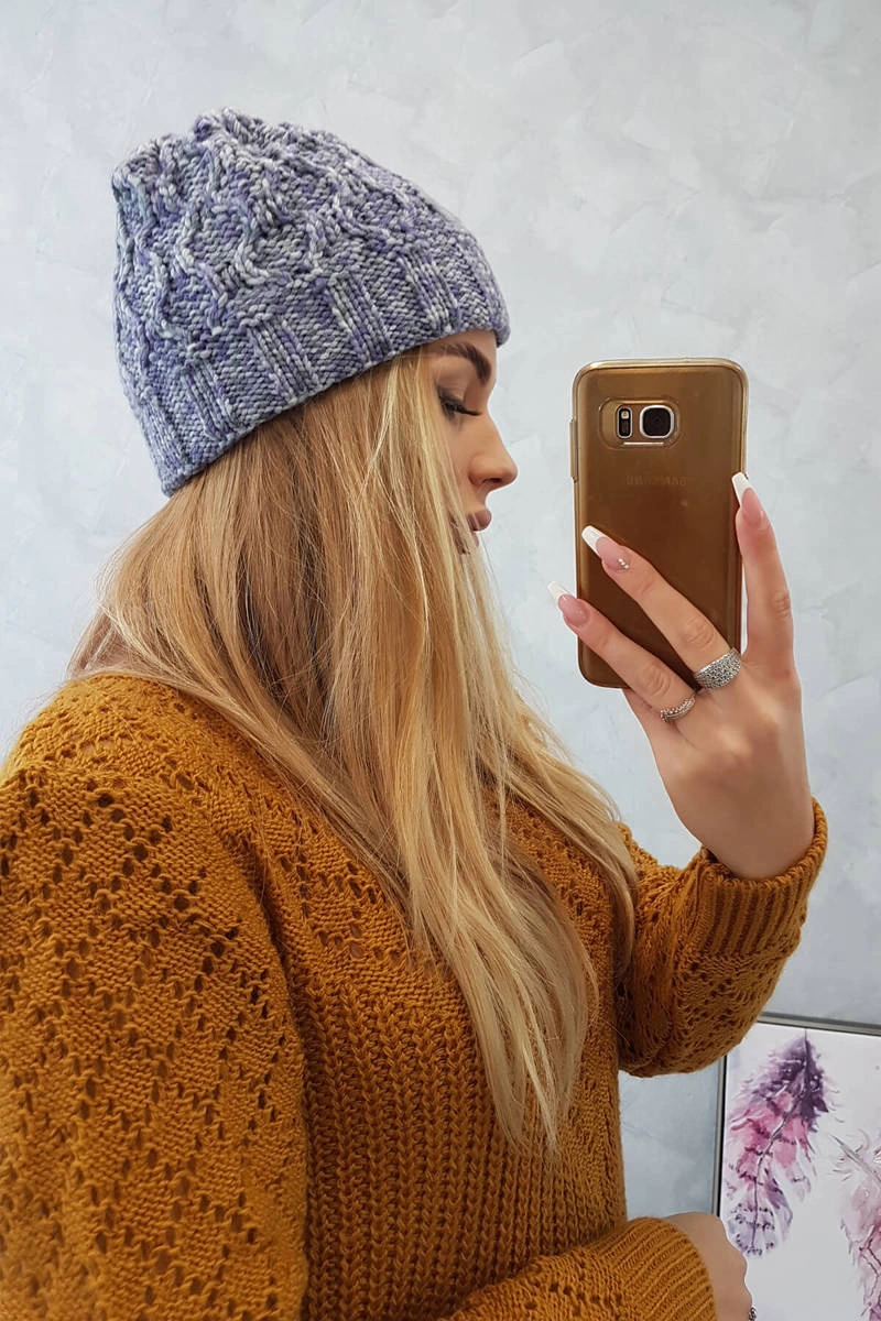 Moteriška kepurė Eliza K205 violetinė - Image 4