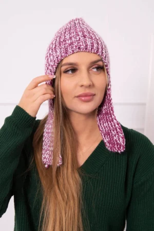 Moteriški ausinukai Jana K314 purple+white