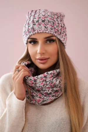 Moteriškas rinkinys Flawia K269 light pink+graphite