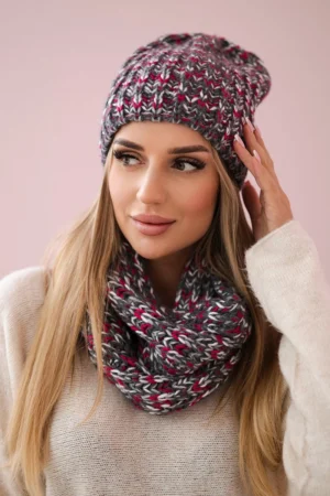 Moteriškas rinkinys Flawia K269 fuchsia+graphite