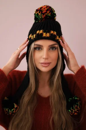 Moteriški ausinukai Nadia K321 black