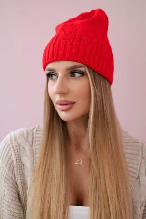 Moteriška kepurė Irmina K333 red