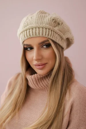 Sofija moteriška kepurė K369 light beige