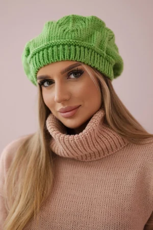 Sofija moteriška kepurė K369 pistachio