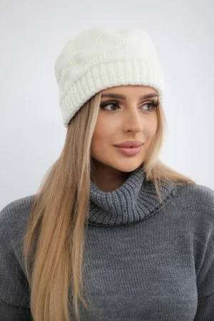 Moteriška kepurė Nastia K373 ecru