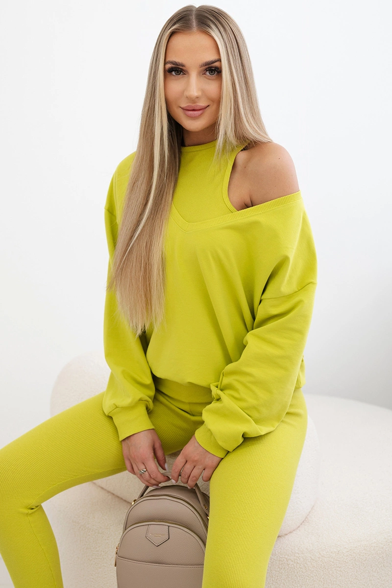 3 dalių komplektas palaidinė + viršutinė dalis + tamprės Kivi