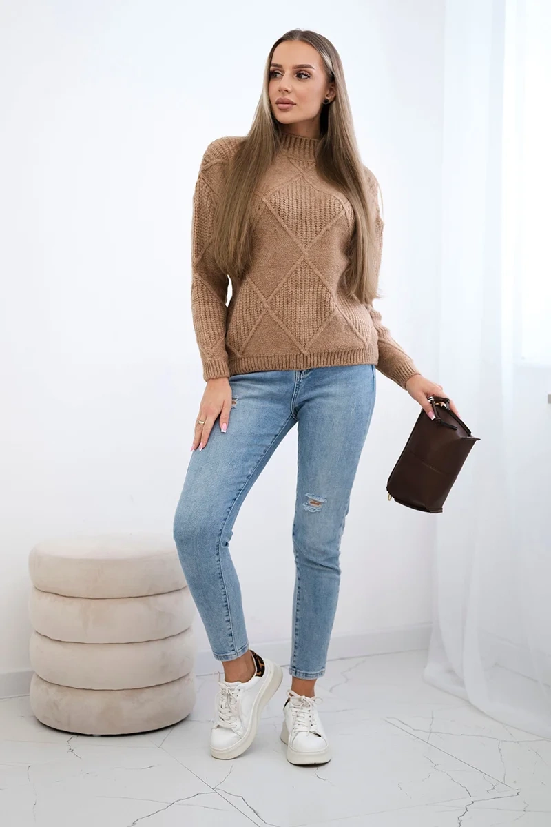 Megztinis, įdėtas virš galvos deimantais Kupranugaris - Image 2