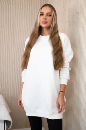 Izoliuotas džemperis su Kalifornijos užrašu ecru