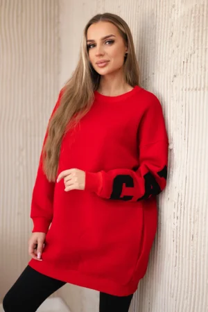 Izoliuotas džemperis su Kalifornijos užrašu rot