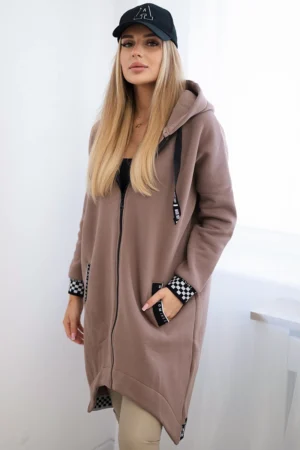 Džemperis su užtrauktuku Mocca