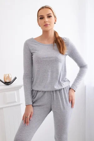 Juosmens viskozės kombinezonas pilka