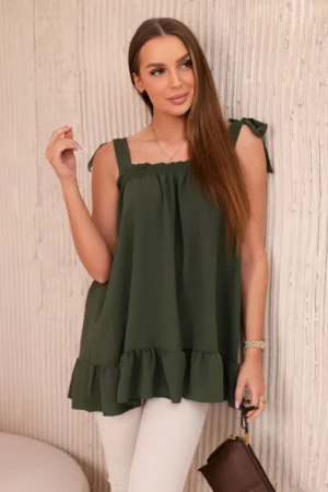 Palaidinė su lankais Chaki