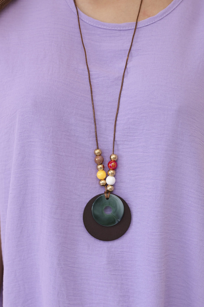 Oversized palaidinė su pakabuku šviesiai violetinė - Image 4