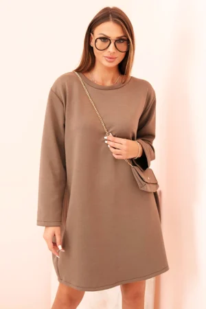 Moteriška viskozė Plus Size su rankine ant grandinėlės fango