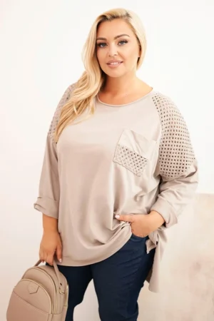 Moteriška Plus Size medvilninė marškinėliai su spauda bežinė